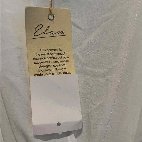 Classic White Swimsuit Coverup/Caftan, New - Picture 2 of 5